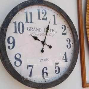 reloj pares hierro forjado
